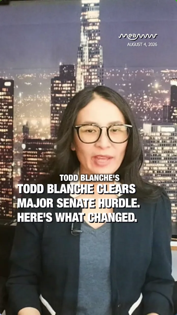 Todd Blanche Clears Major Senate Hurdle.
