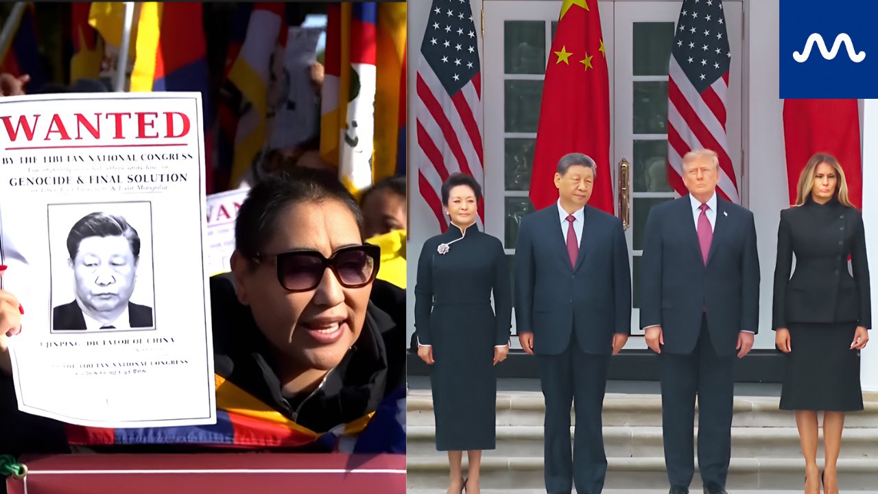 Tibetan Protesters Rally Outside White House Ahead Of Xi Visit