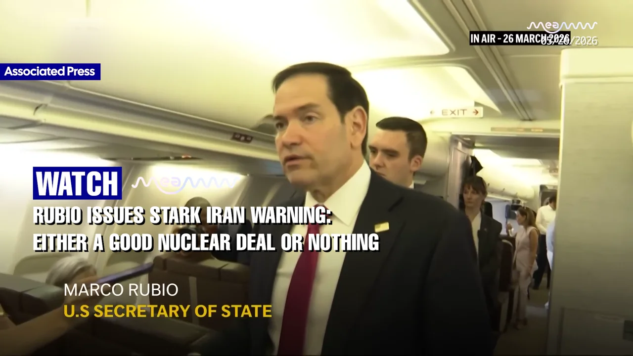 "No Bad Deal" - Marco Rubio Sends Unmistakable Message on Iran Negotiations
