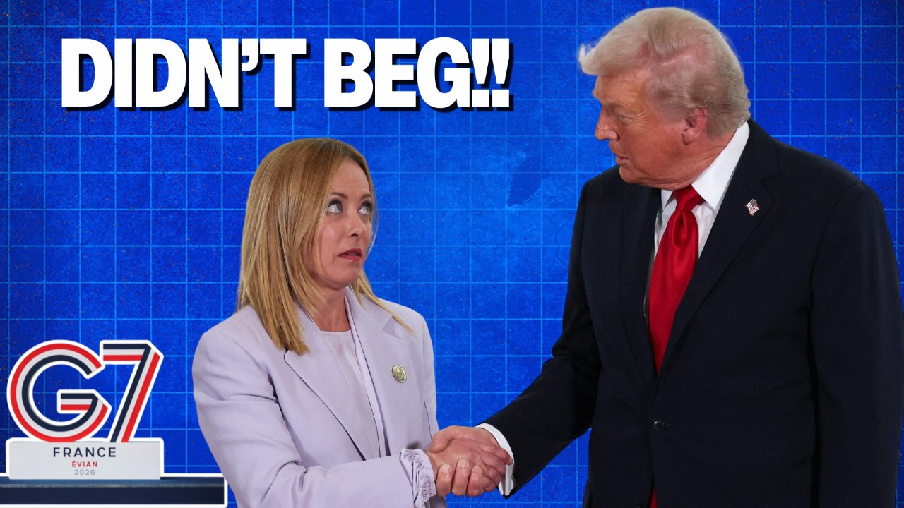 WATCH: Giorgia Meloni Denies Trump’s Claim She ‘Begged’ for G7 Photo