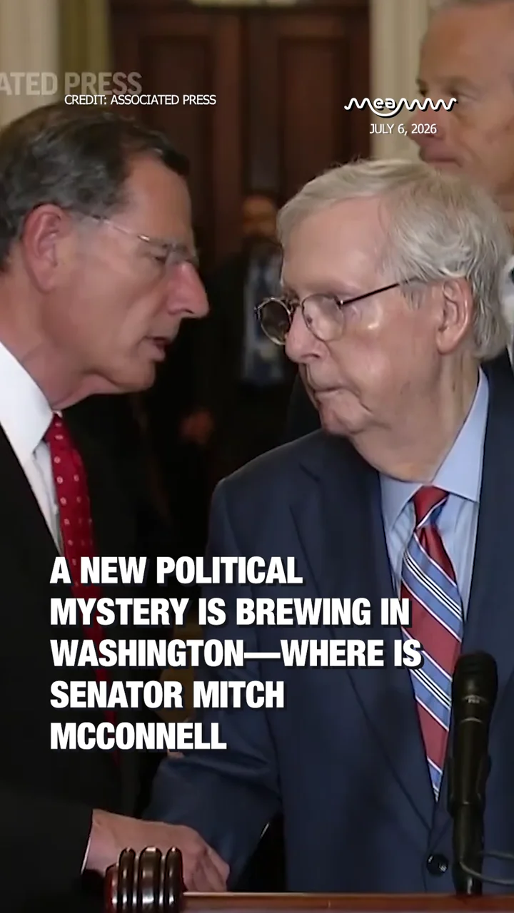 Inside Washington's Quietest Crisis: What We Know About Mitch McConnell’s Sudden Absence.