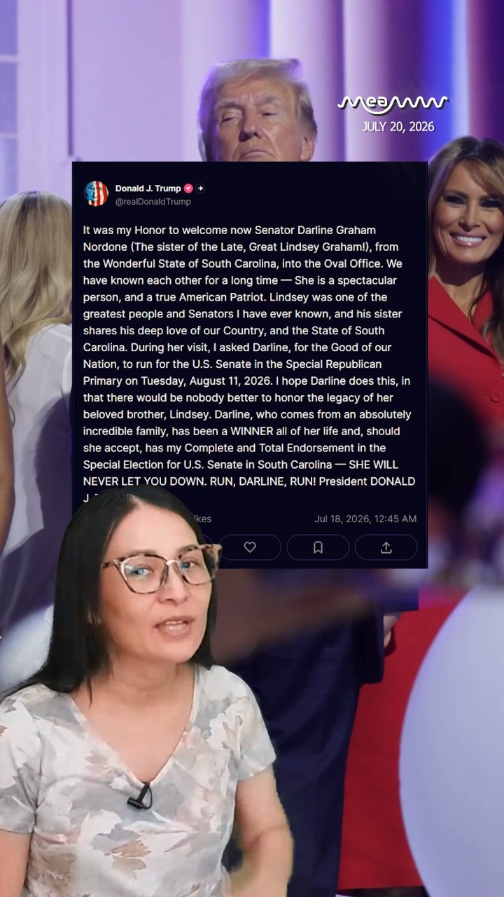 'Run, Darline, Run! Why Trump Wants Lindsey Graham’s Sister to Run For Full Term?