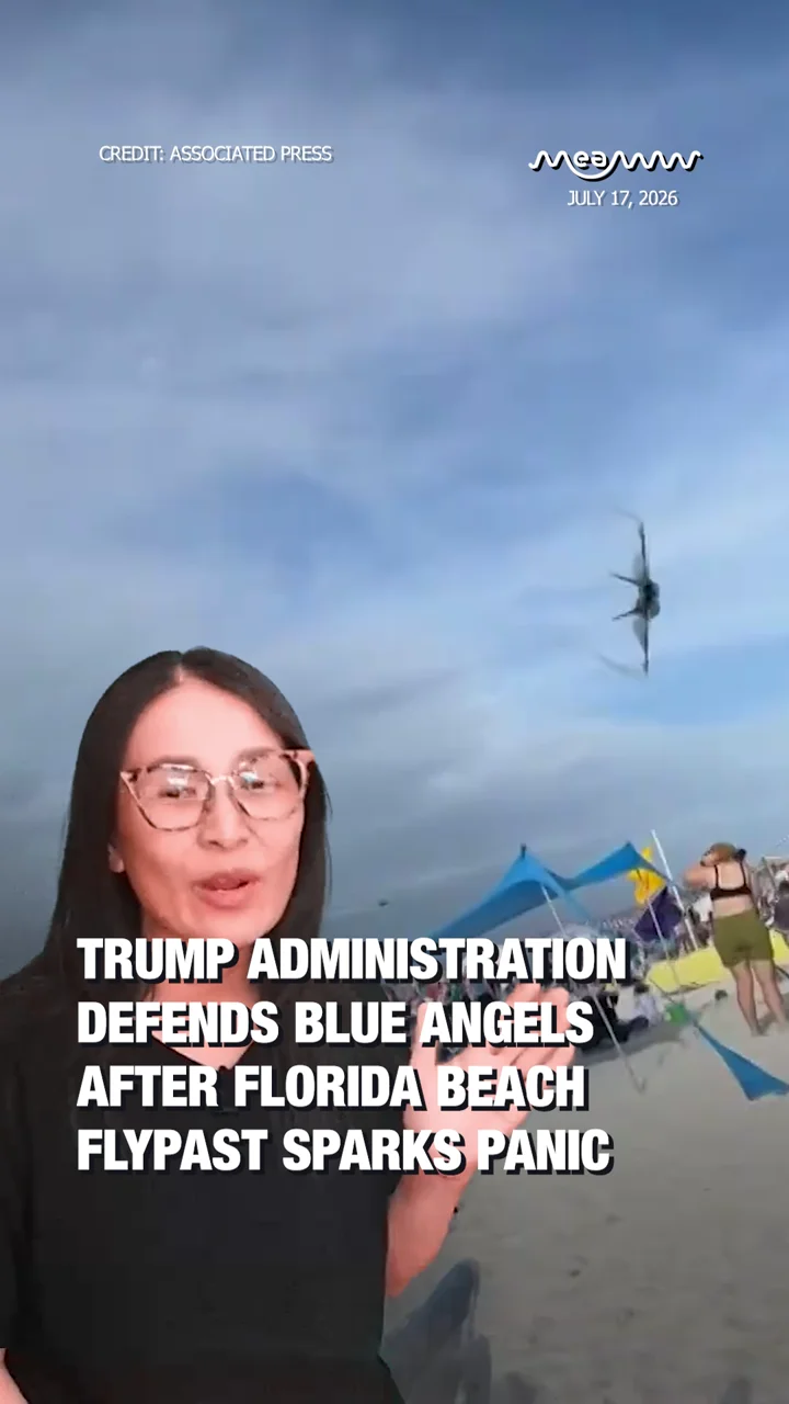 Trump Administration Defends Blue Angels After Pensacola Beach Flyover Sparks Panic