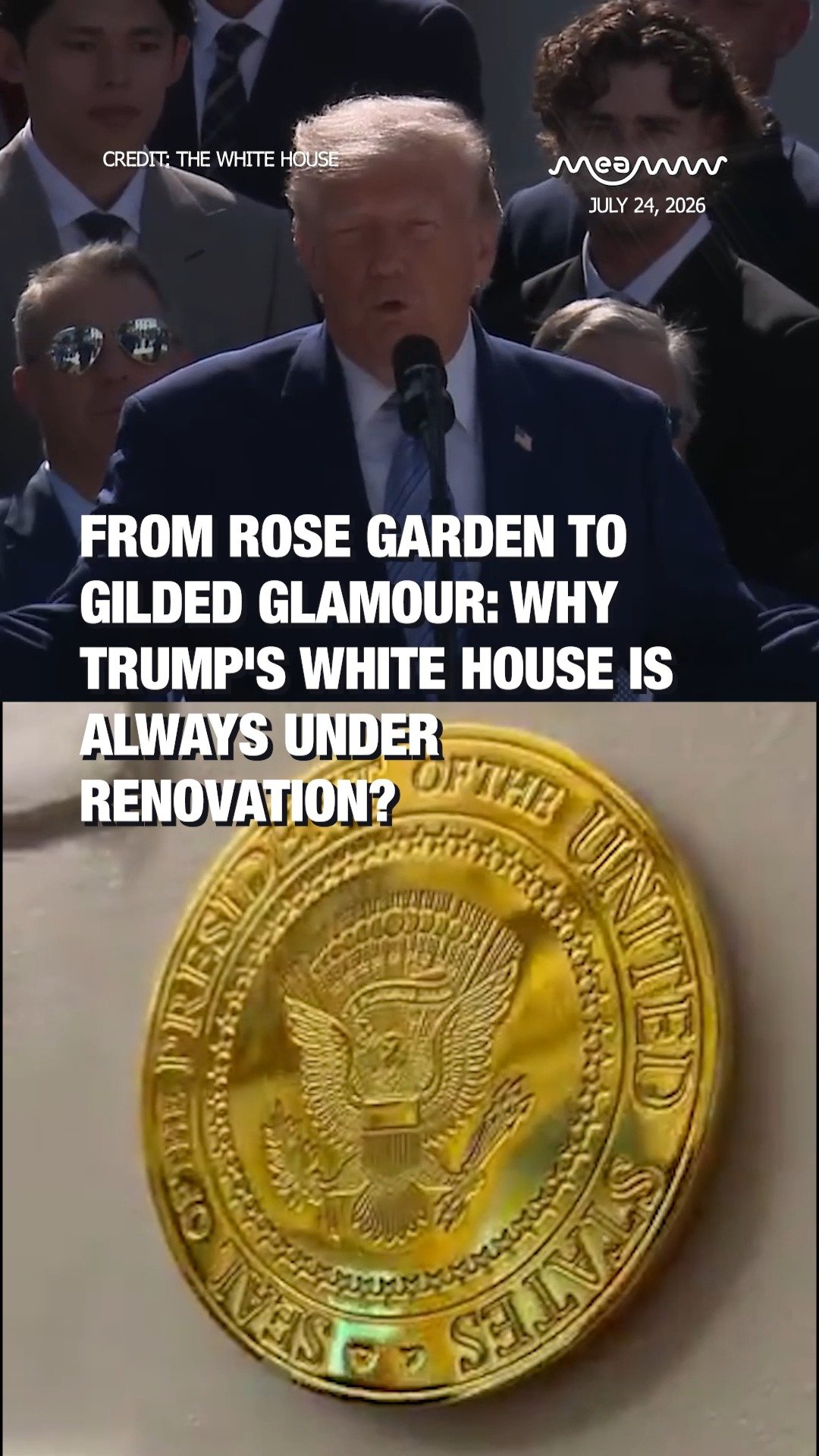 From Rose Garden to Gilded Glamour: Why Trump's White House Is Always Under Renovation?
