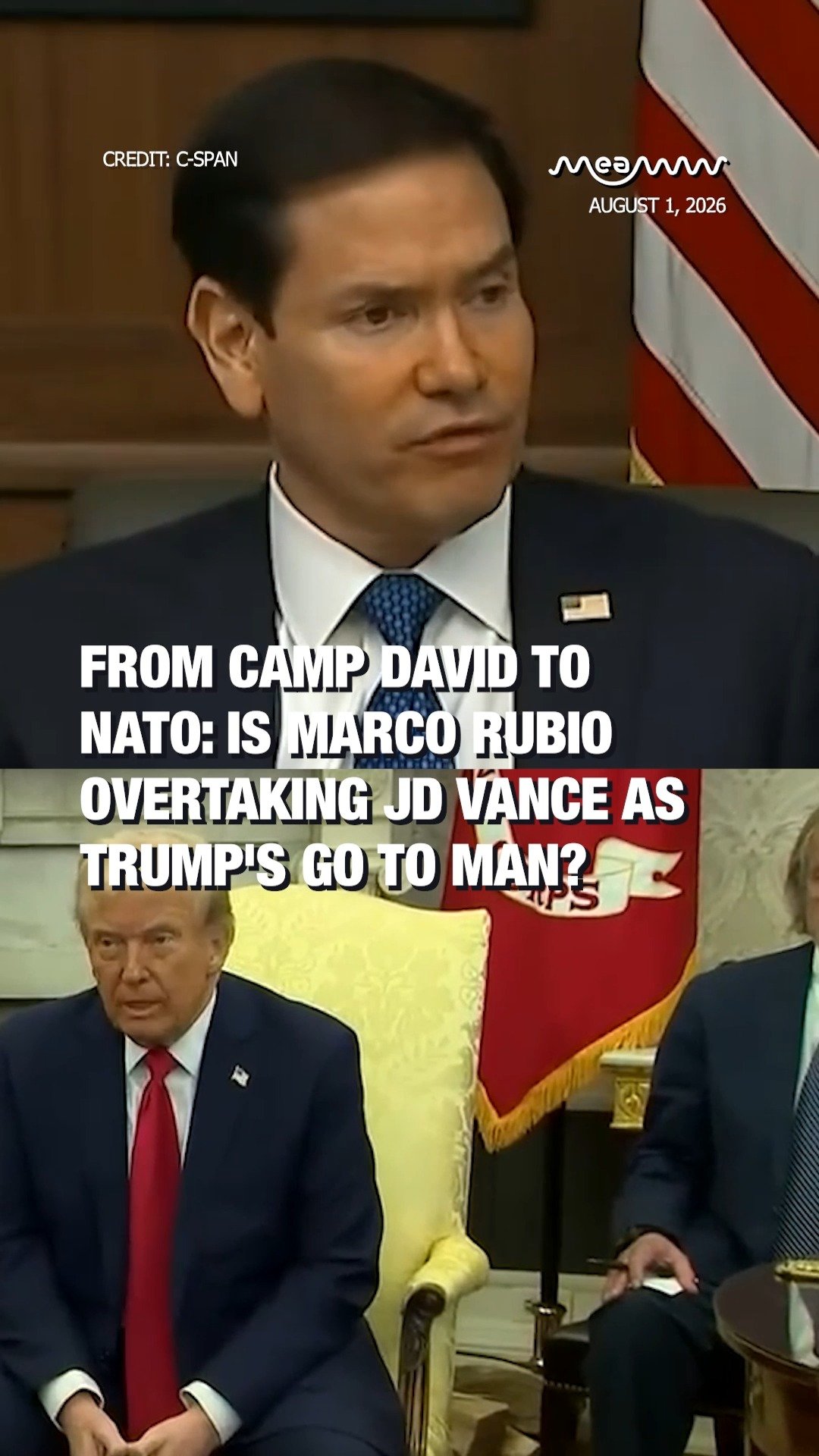 From Camp David To NATO: Is Marco Rubio Overtaking JD Vance As Trump's Go To Man?