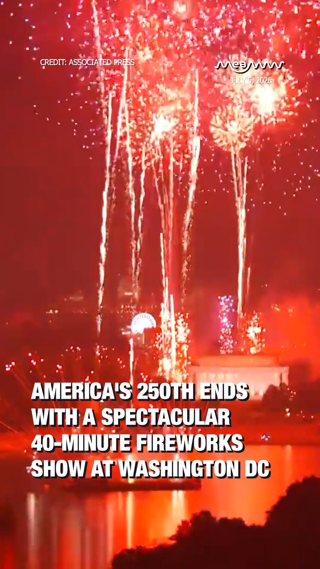 The Historic Record-Breaking Finale to America’s 250th: 800,000 Shells Ignite the Sky
