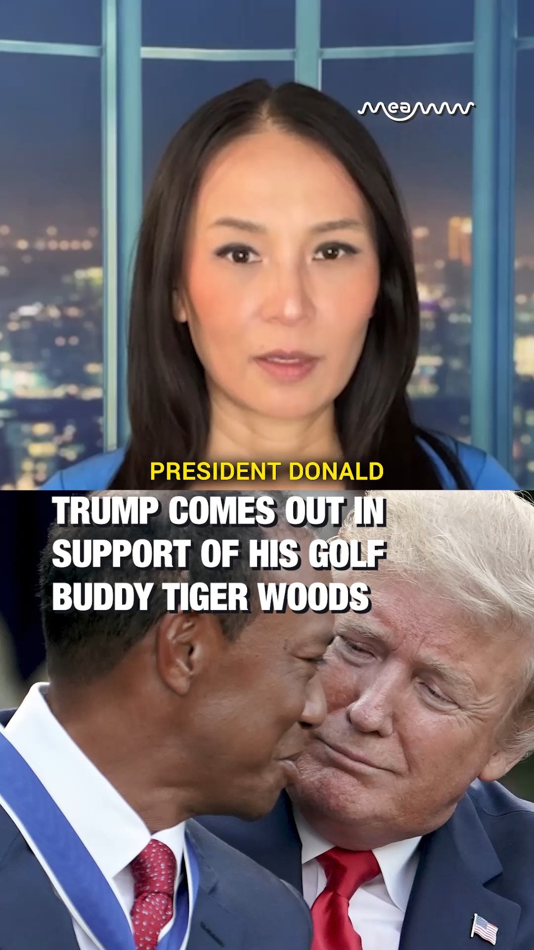 Trump Comes Out In Support Of His Golf Buddy Tiger Woods.