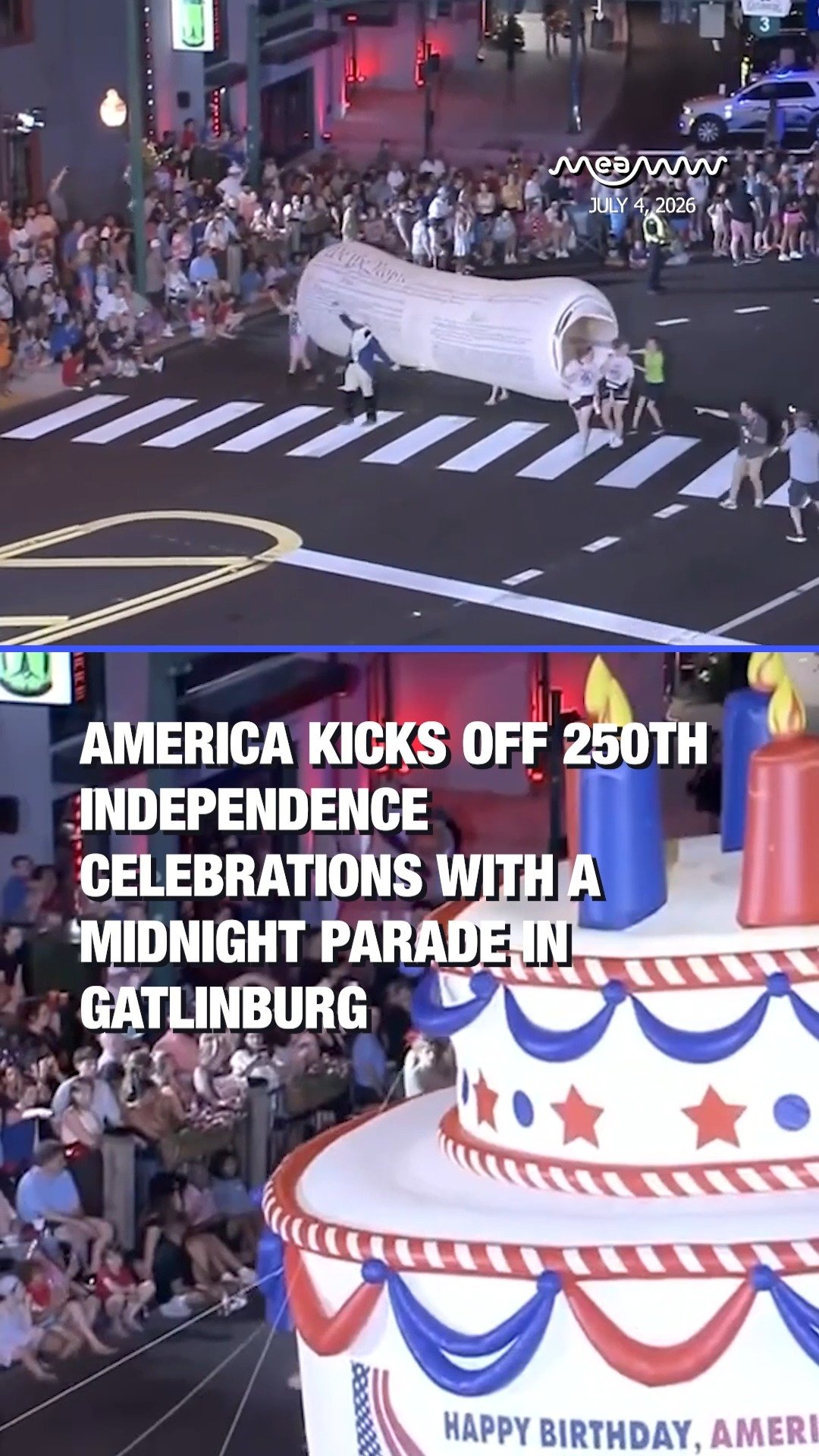 Gatlinburg Midnight Parade 2026: First July 4th Parade for America's 250th Anniversary