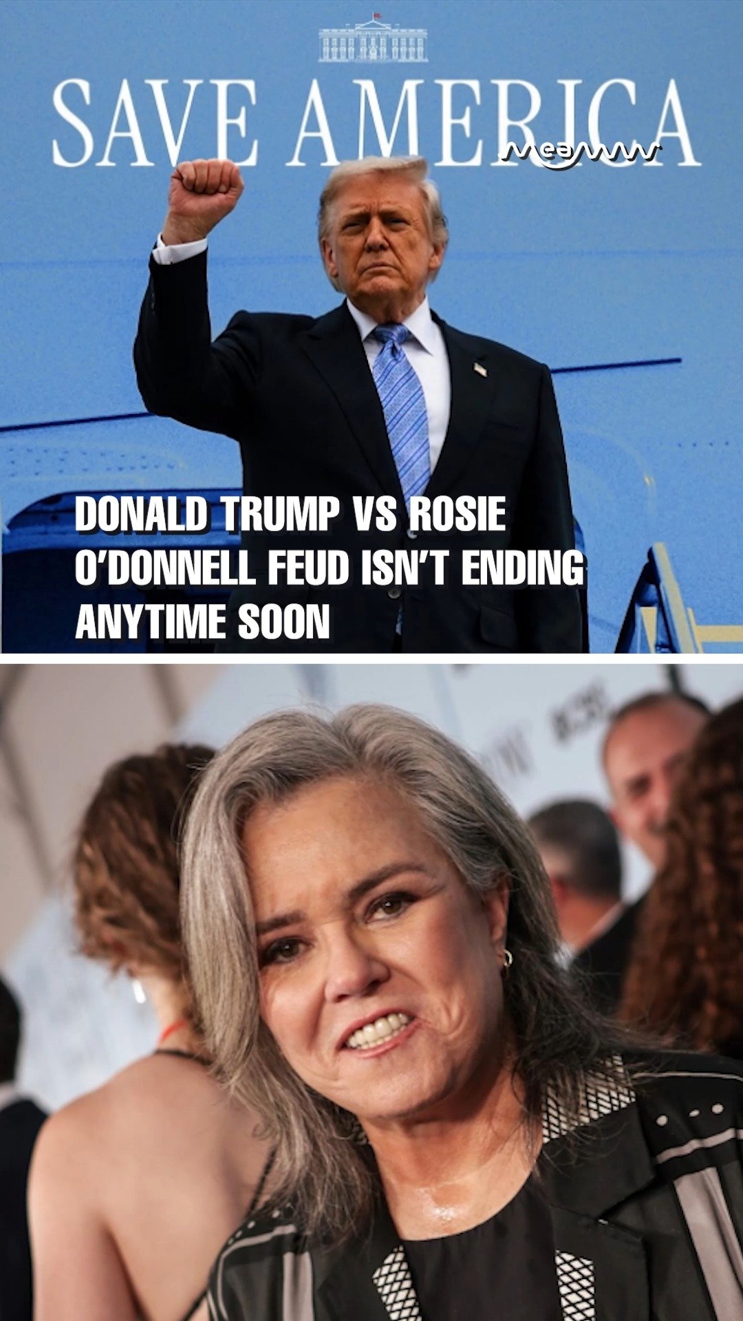 Donald Trump v Rosie O’Donnell feud isn’t ending anytime soon