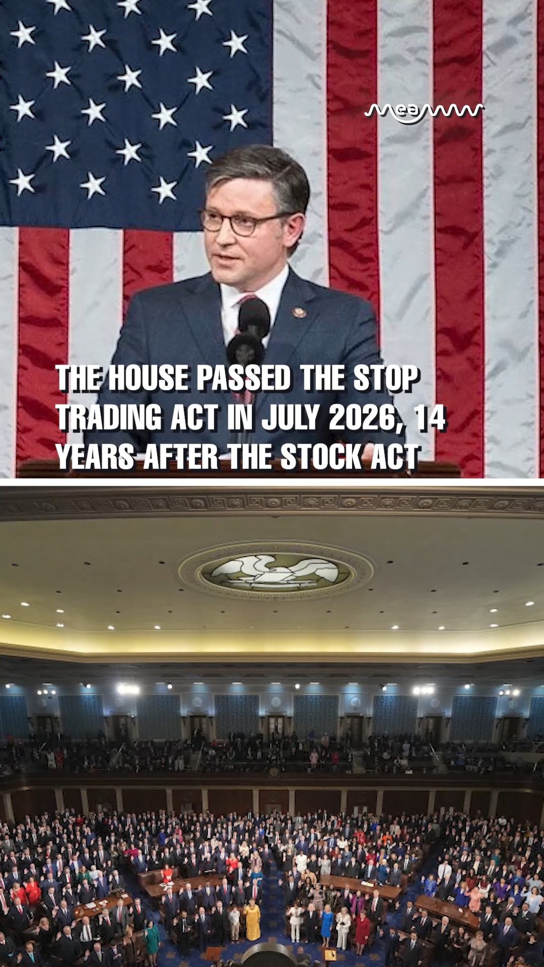 The House passed Stop Trading Act 14 years after the STOCK Act