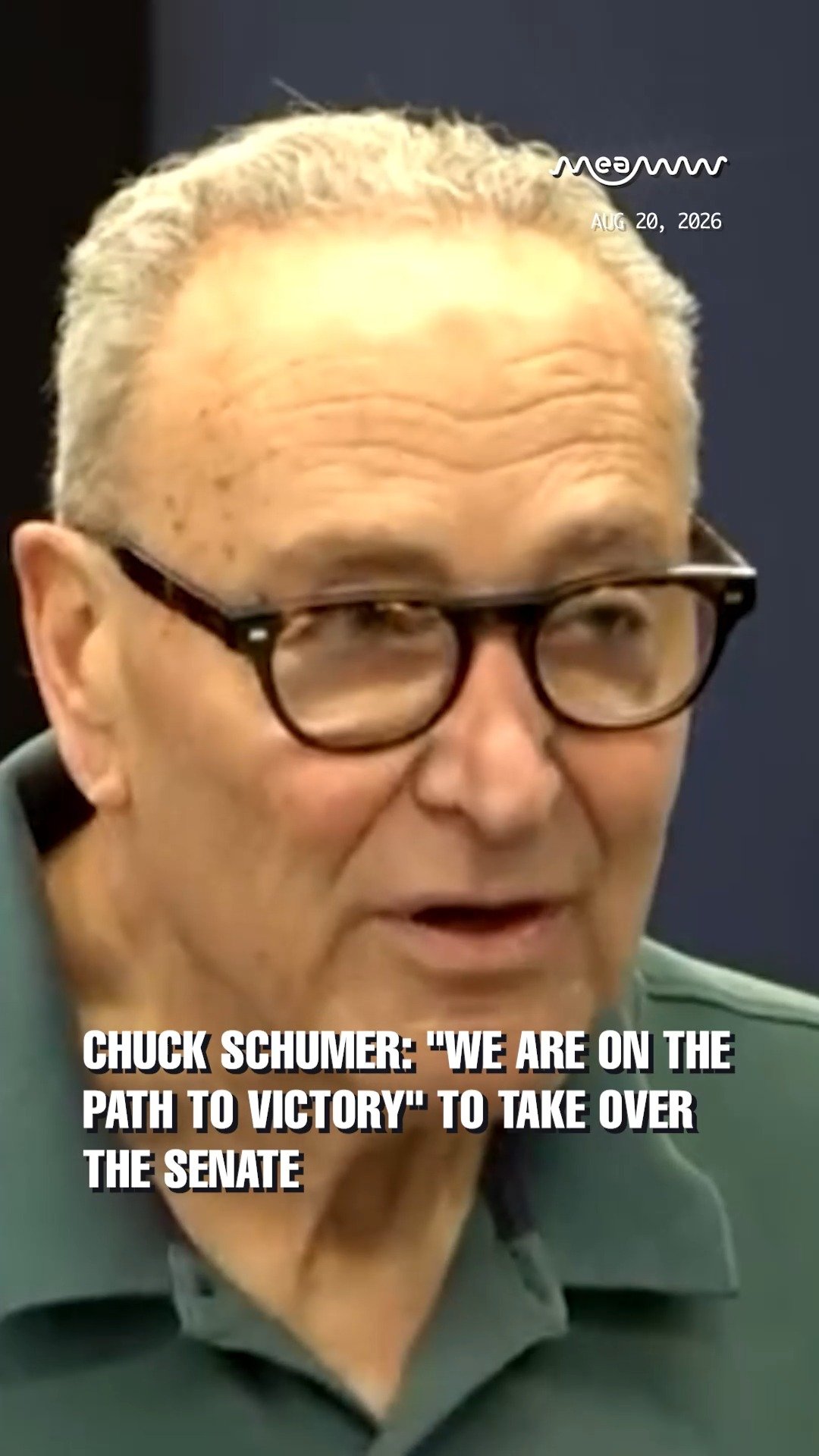 Chuck Schumer: "We are on the path to victory" to take over the Senate