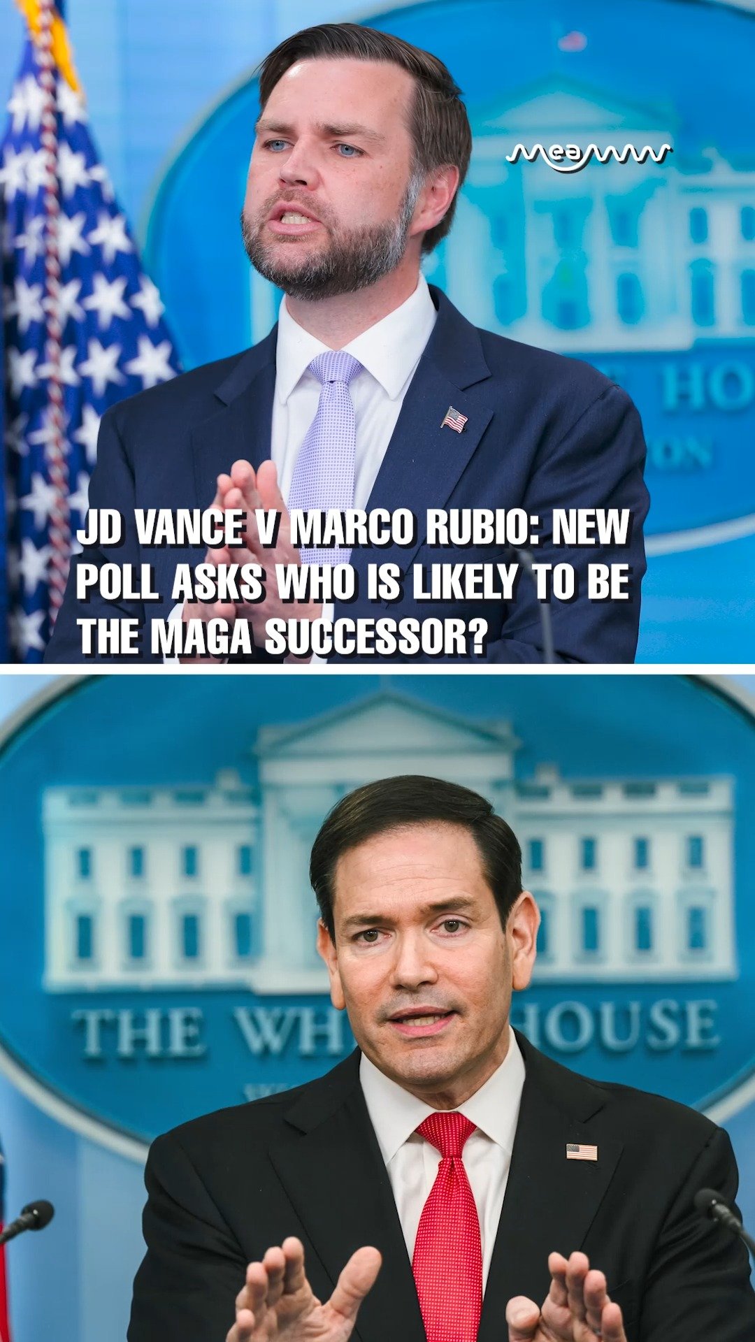 JD Vance v Marco Rubio: New poll asks who is likely to be the MAGA successor?