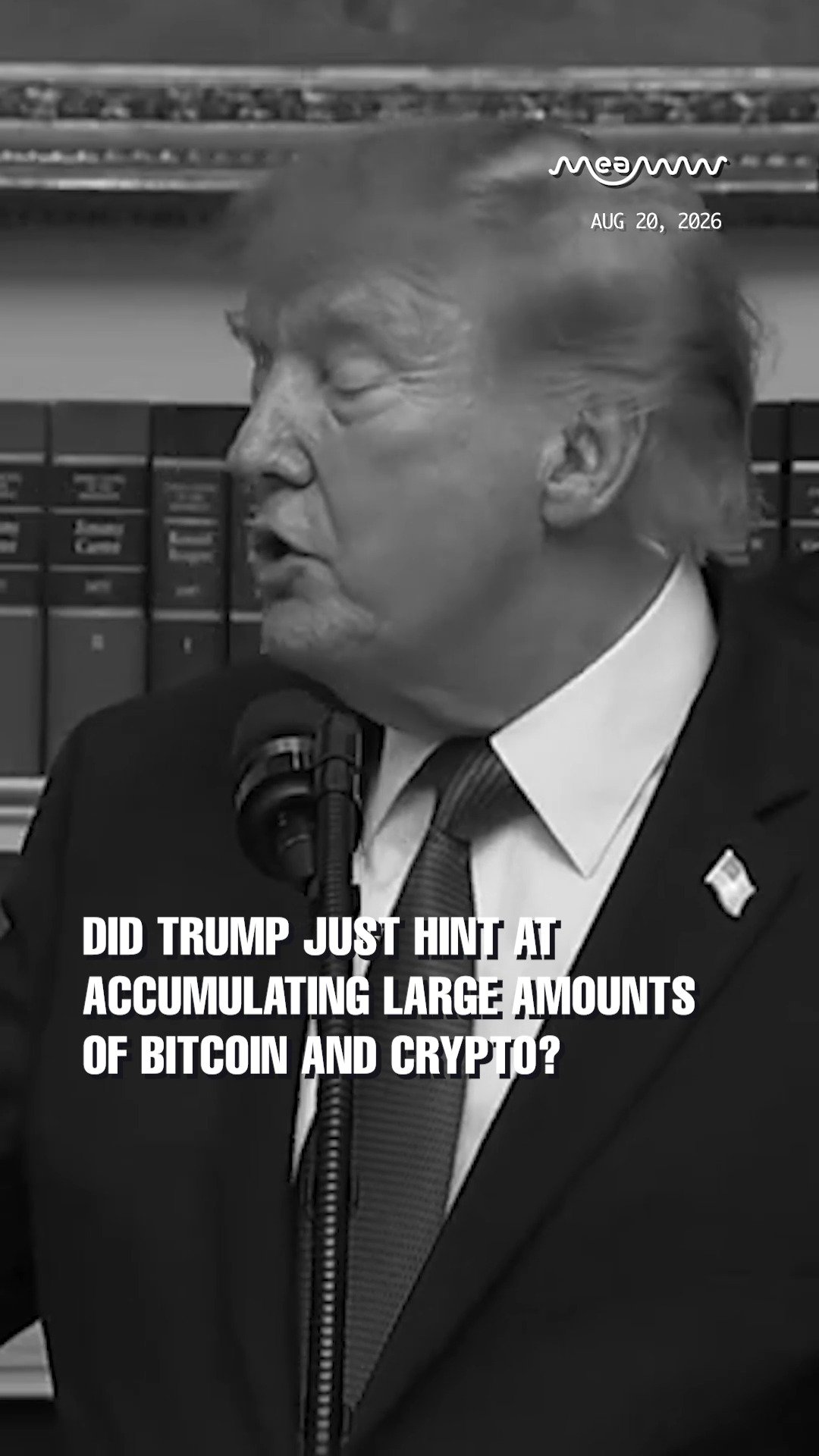 Did Trump just hint at accumulating large amounts of Bitcoin and crypto?