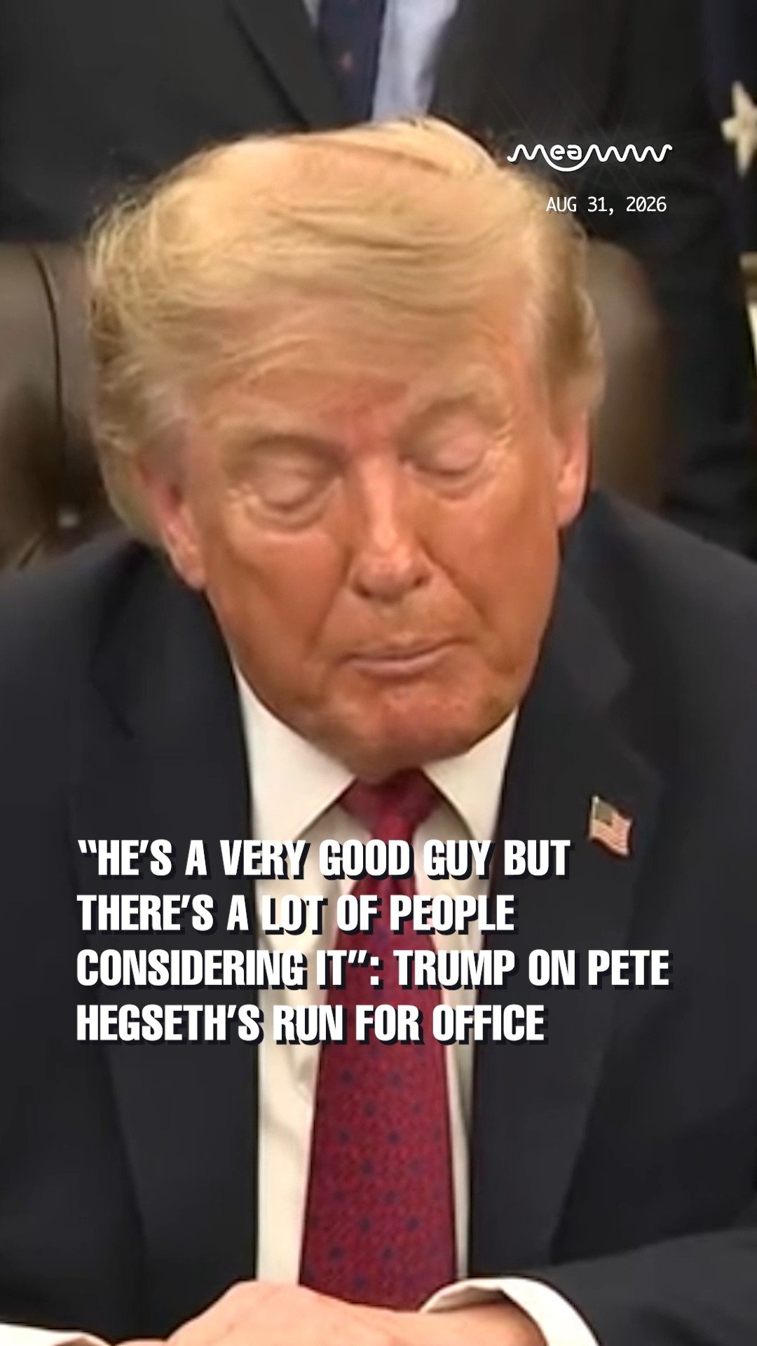 This is what Donald Trump had to say about Pete Hegseth’s 2028 Presidential run