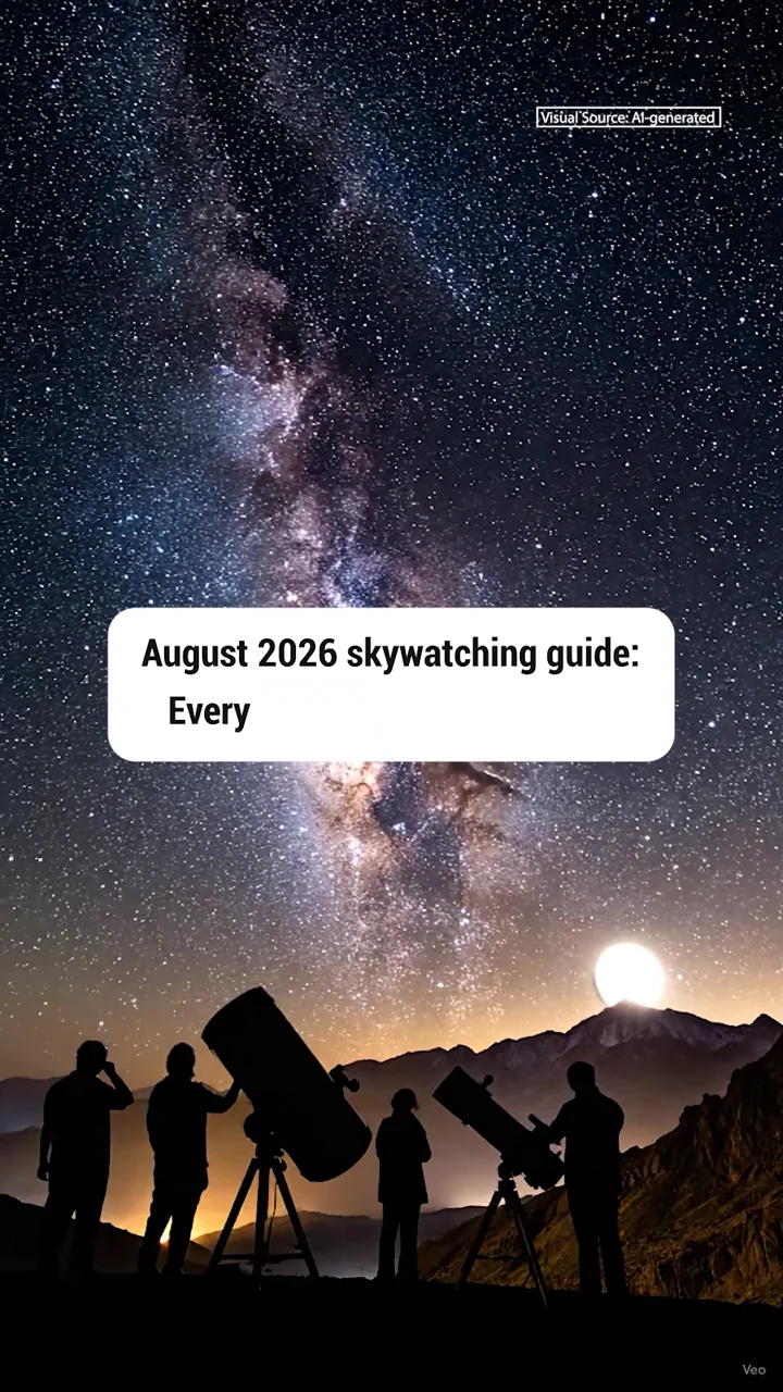 August 2026 skywatching guide: Every major celestial event to watch this month