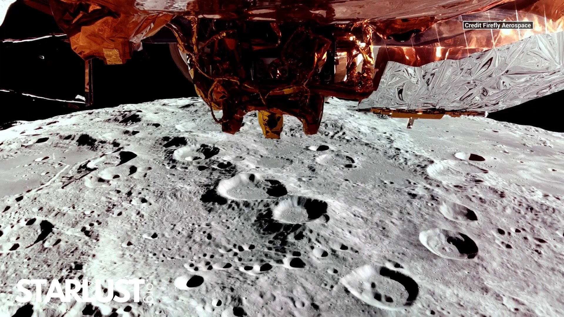 Firefly’s Blue Ghost captured stunning view of Moon from 100 km above the surface