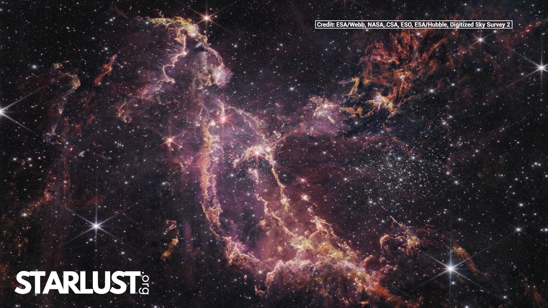 James Webb zooms into NGC 346, a stellar nursery beyond the Milky Way