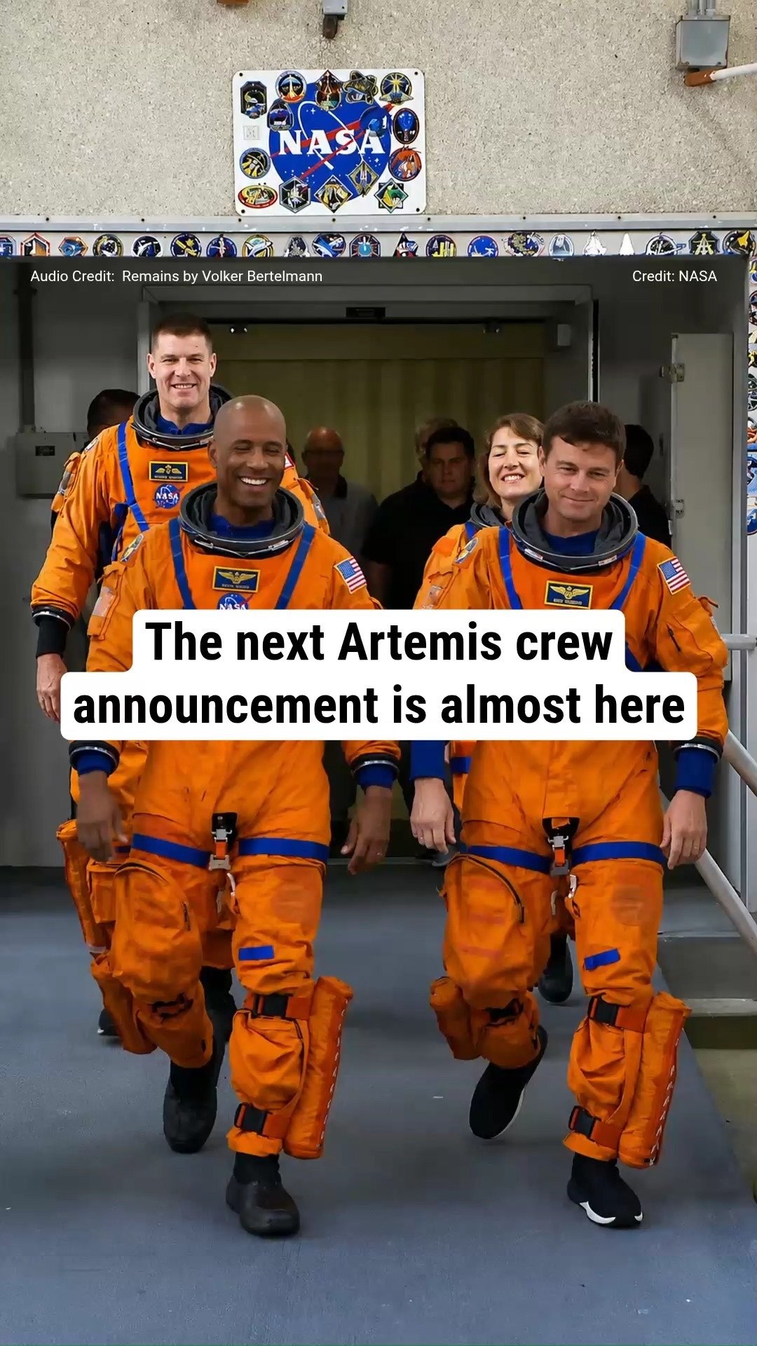 The next Artemis crew announcement is almost here