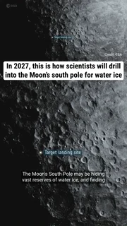 In 2027, this is how scientists will drill into the Moon’s south pole for water ice