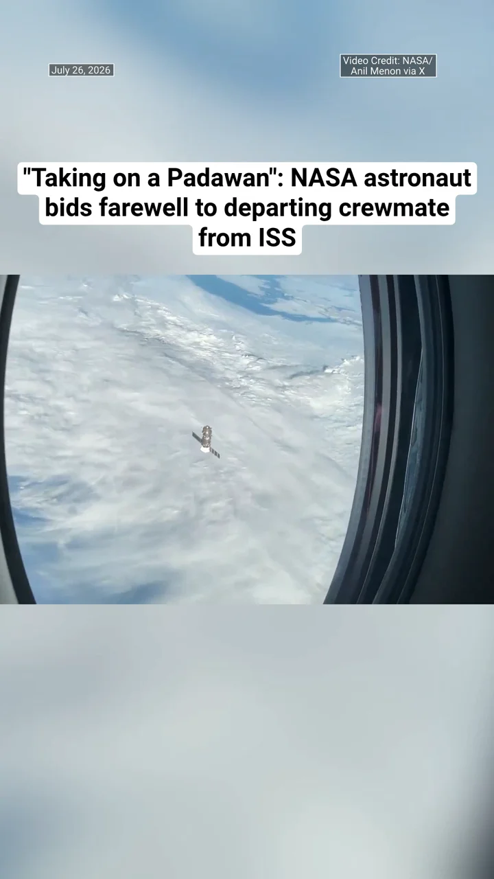 "Taking on a Padawan": NASA astronaut bids farewell to departing crewmate from ISS