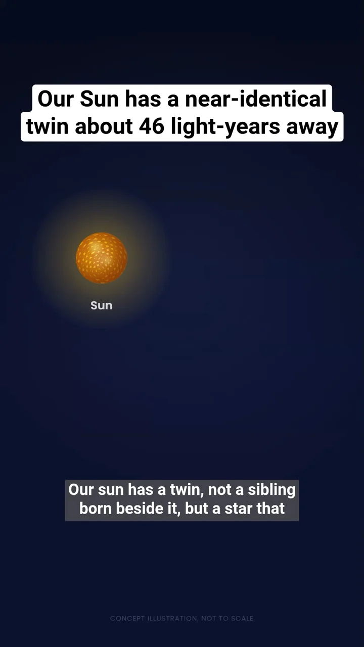 Our Sun has a near-identical twin about 46 light-years away