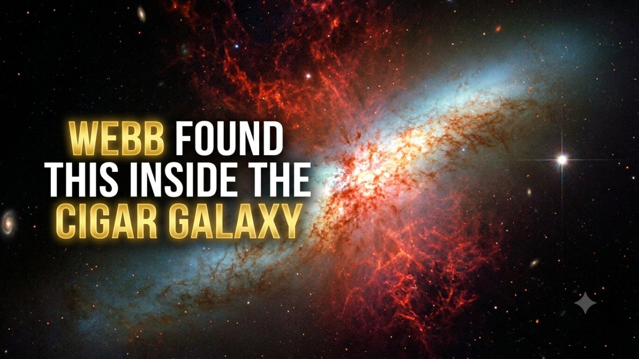 What James Webb found inside the Cigar Galaxy is changing astronomers' understanding of it