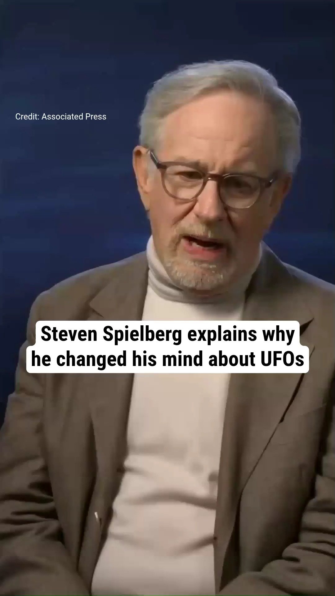 Steven Spielberg explains why he changed his mind about UFOs