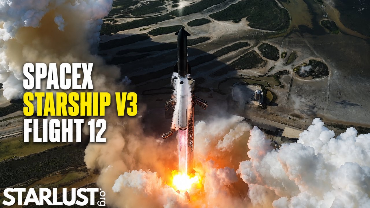 SpaceX Starship V3 Flight 12: Full launch, successful landing & planned explosion