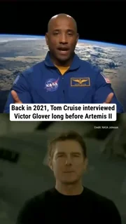 Back in 2021, Tom Cruise interviewed Victor Glover long before Artemis II