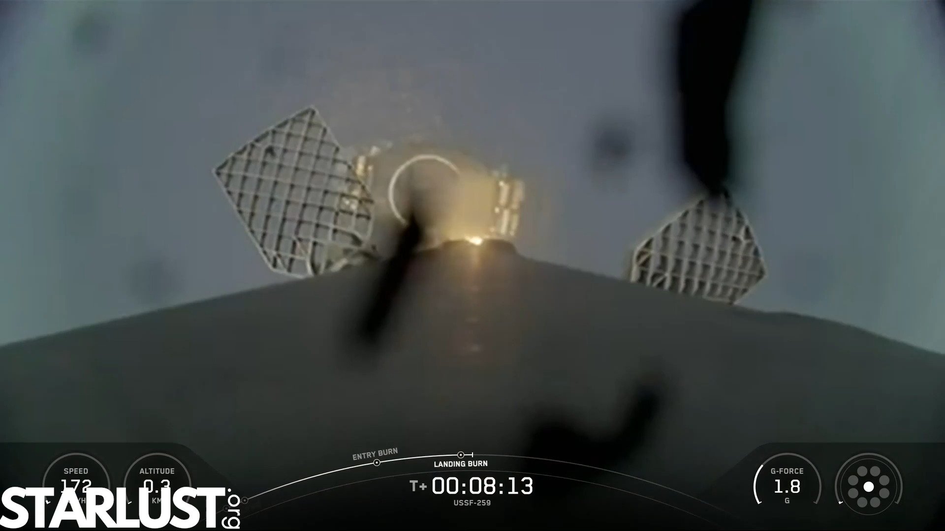 SpaceX Falcon 9 booster lands after 13th flight, carrying classified Space Force payload