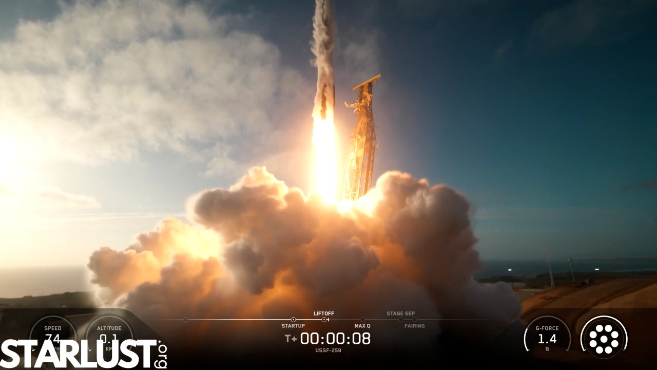 SpaceX launches classified USSF-259 mission on booster's 13th flight