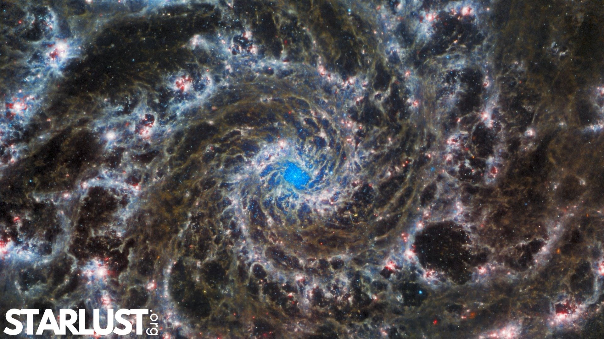 NASA's James Webb inspected the Phantom Galaxy's heart, revealing delicate filaments hidden from Hubble