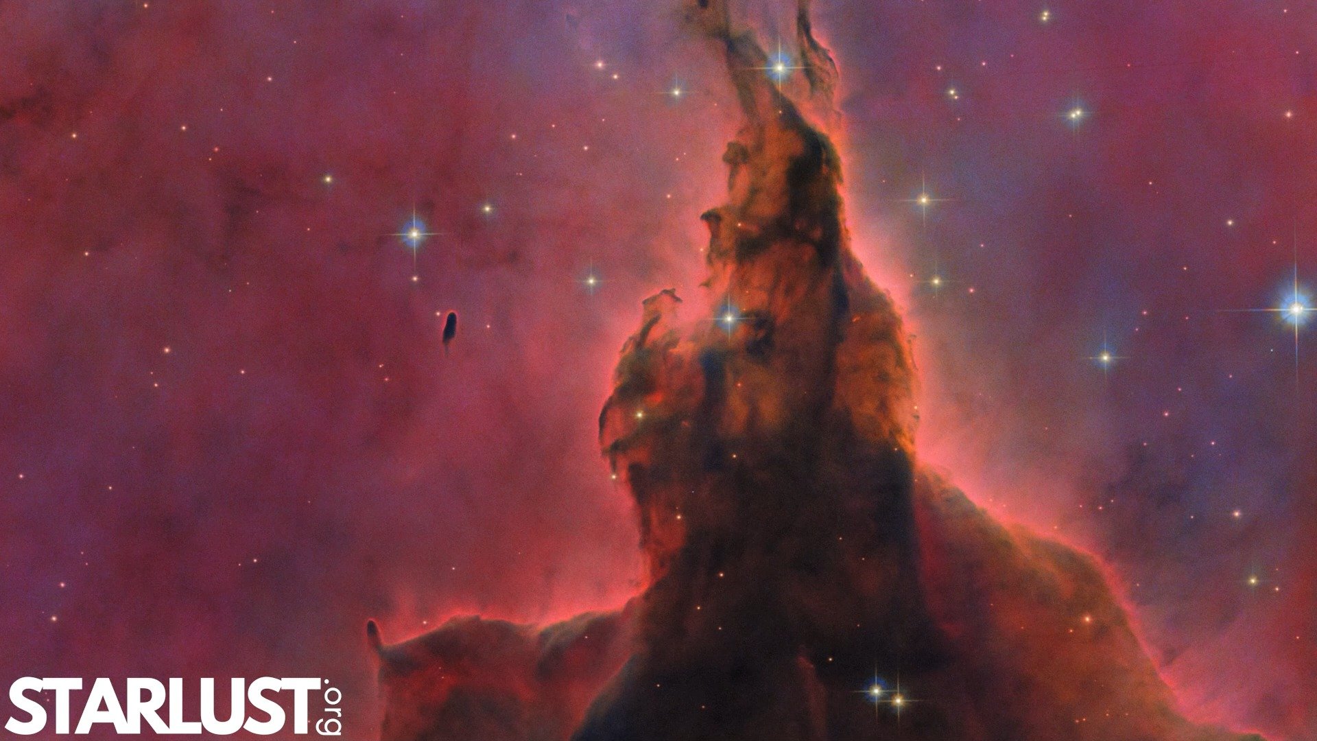 NASA's Hubble captured a 9.5-light-year pillar still standing after millions of years of stellar winds