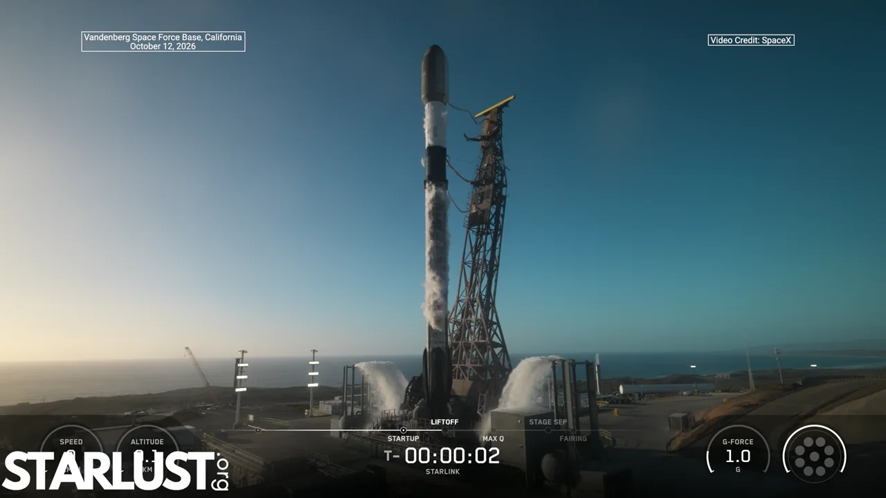 LIFTOFF! SpaceX launches 27 Starlink satellites from California, sticks landing