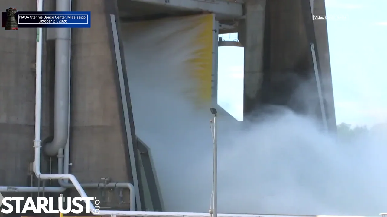 FULL BURN! NASA fires RS-25 engine for about 8 minutes in test for Artemis Moon missions