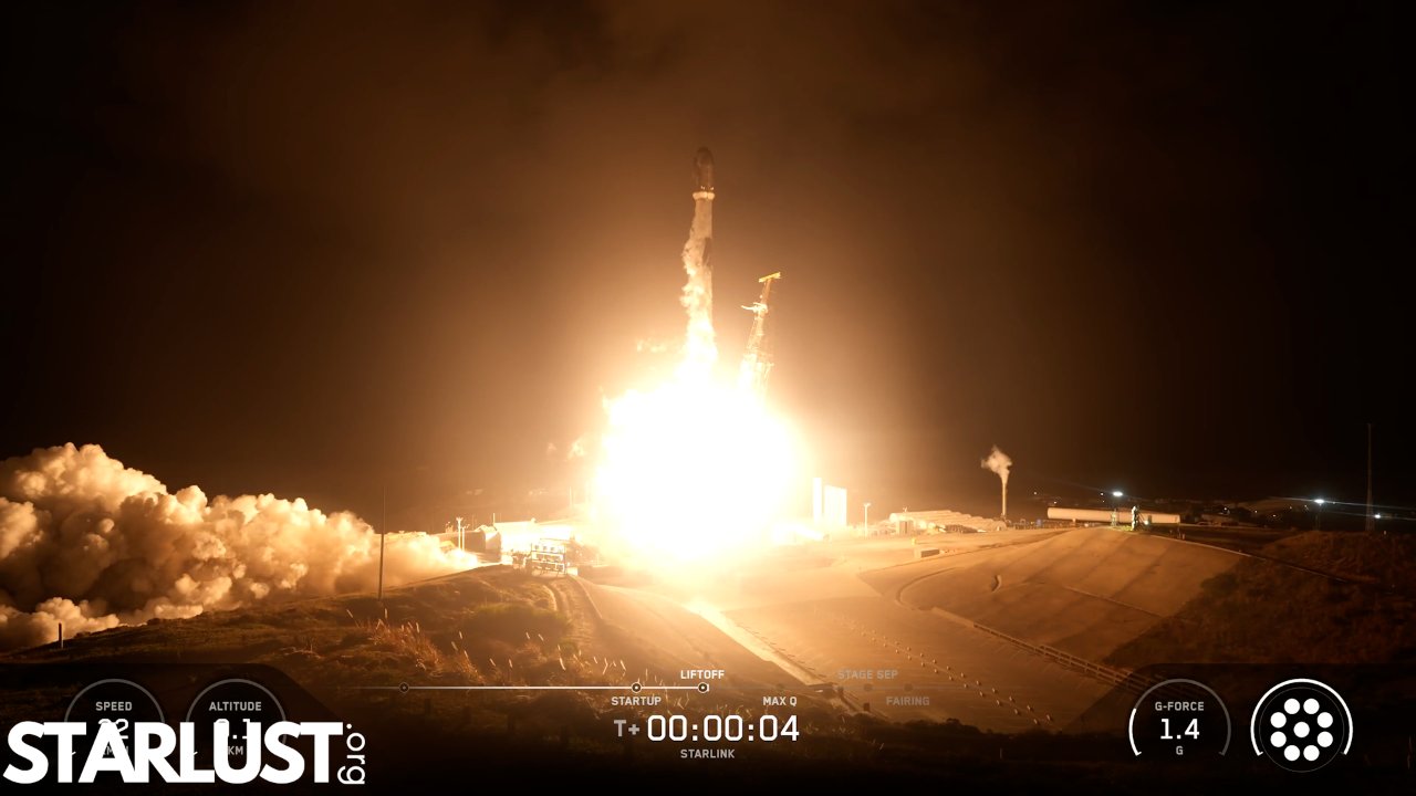 LIFTOFF! SpaceX launches 27 Starlink satellites from California, sticks landing
