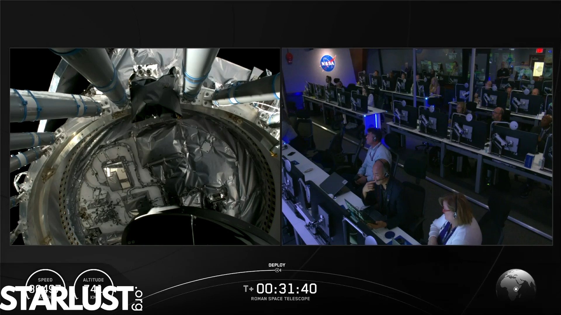 Watch: NASA's Roman Space Telescope deploys from Falcon Heavy in space